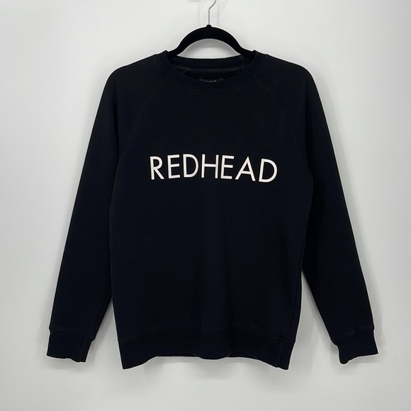 BRUNETTE THE LABEL “REDHEAD” Classic Crewneck - Picture 2 of 3